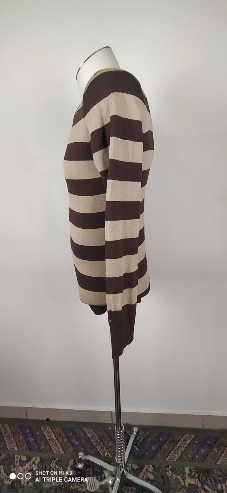 TOMMY HILFIGER MAGLIONE COTONE COTTON VINTAGE UOMO Tg. M MAN SWEATER CASUAL