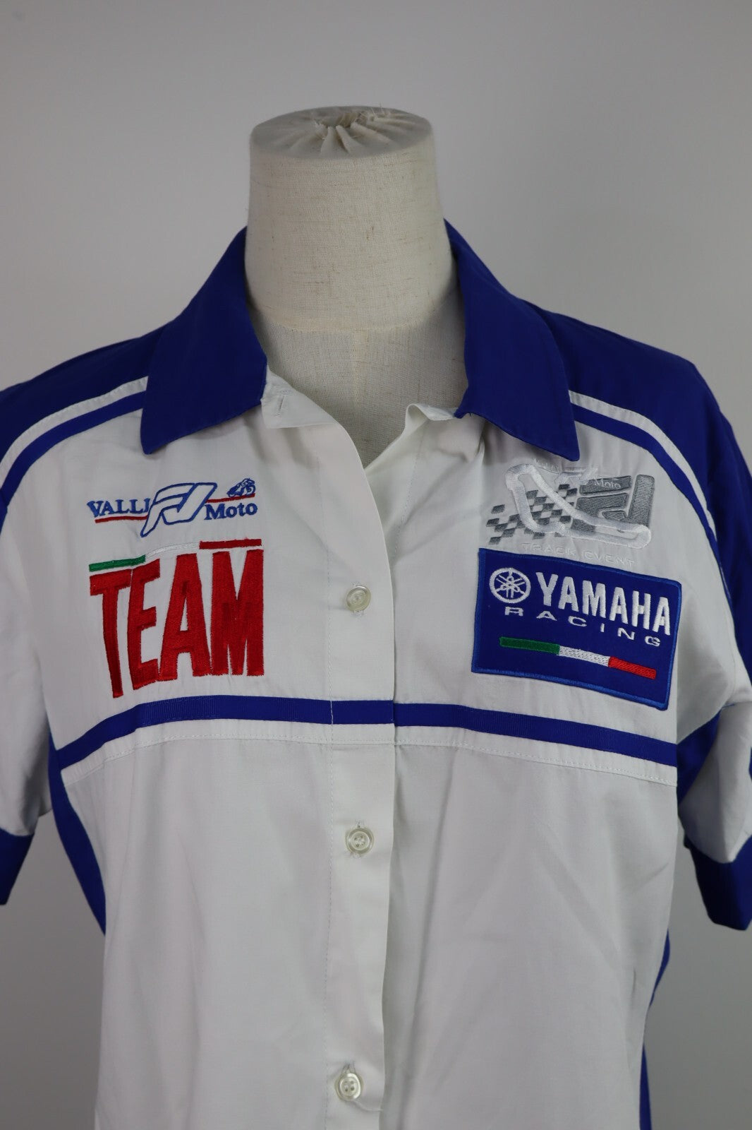 YAMAHA RACING CAMICIA COTONE DONNA TG. XL WOMAN SHIRT CASUAL VINTAGE COTTON