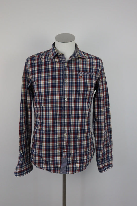 NAPAPIJRI CAMICIA SHIRT UOMO Tg M MAN VINTAGE CASUAL COTONE COTTON