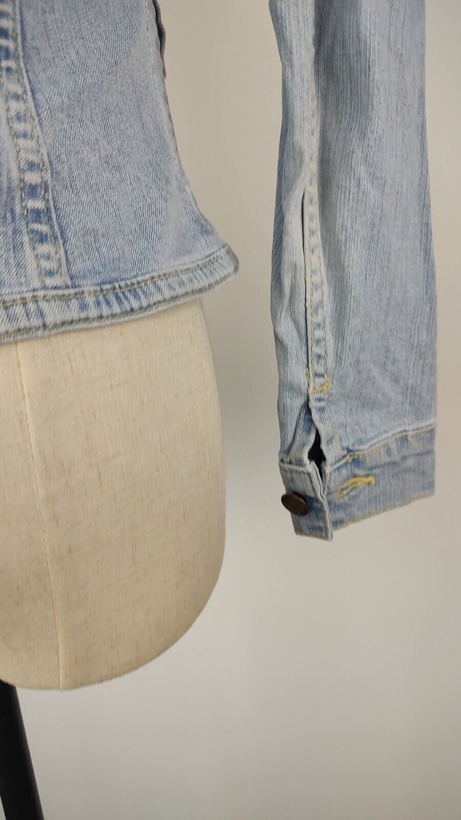 LEE GIUBBINO JEANS DENIM DONNA Tg S WOMAN CASUAL VINTAGE JACKET