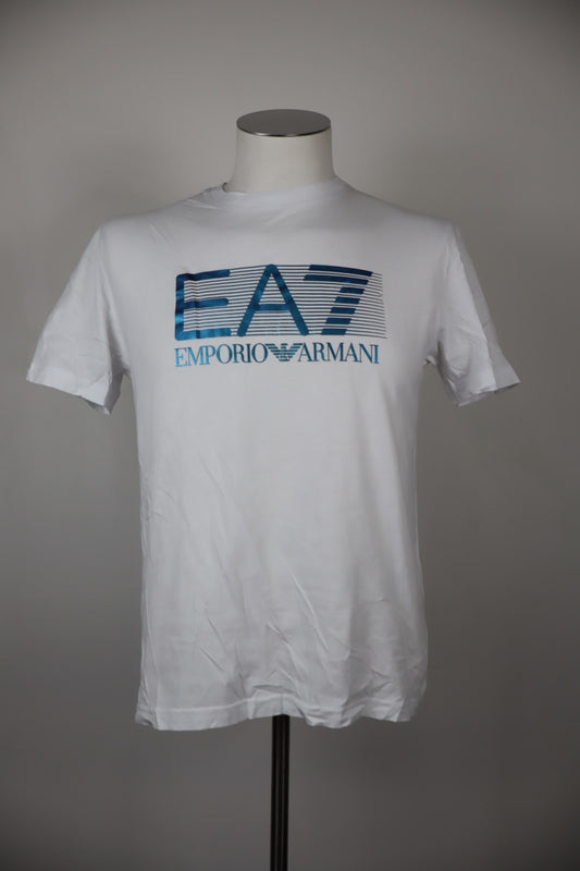 EA7 EMPORIO ARMANI MAGLIA UOMO TG. S MAN T-SHIRT VINTAGE CASUAL COTONE LOGO