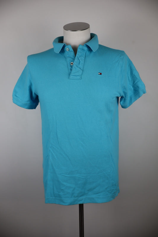 TOMMY HILFIGER MAGLIA COTONE POLO UOMO TG. M MAN SHIRT CASUAL VINTAGE COTTON