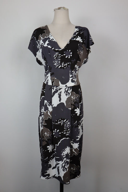 SIMONA BARBIERI TWINSET VESTITO DONNA TG. M WOMAN CASUAL VINTAGE DRESS VISCOSA