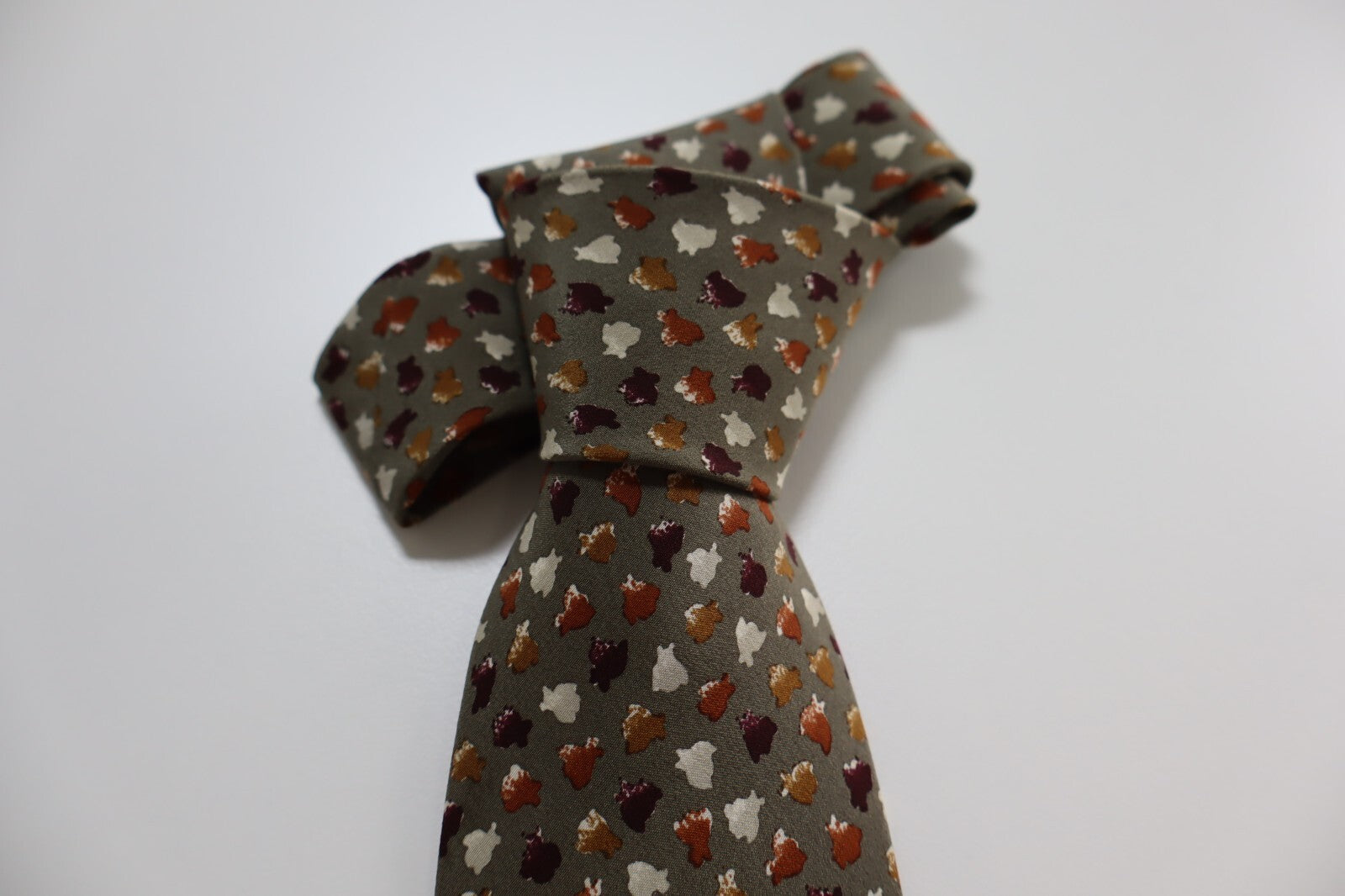 PANCALDI 100% SILK TIE SETA CRAVATTA NECKTIE MADE IN ITALY CLASSIC