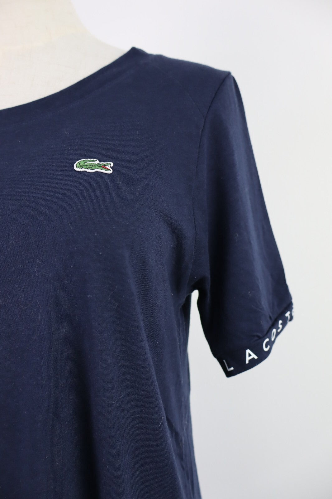 LACOSTE MAGLIA COTONE DONNA TG. S WOMAN CASUAL VINTAGE TOP T-SHIRT COTTON