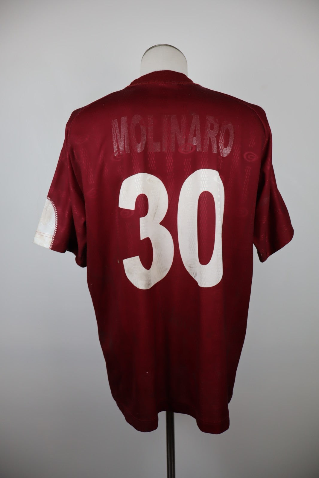 DEVIS SALERNITANA MOLINARO N 30 MAGLIA CALCIO UOMO XL SOCCER JERSEY MATCH WORN