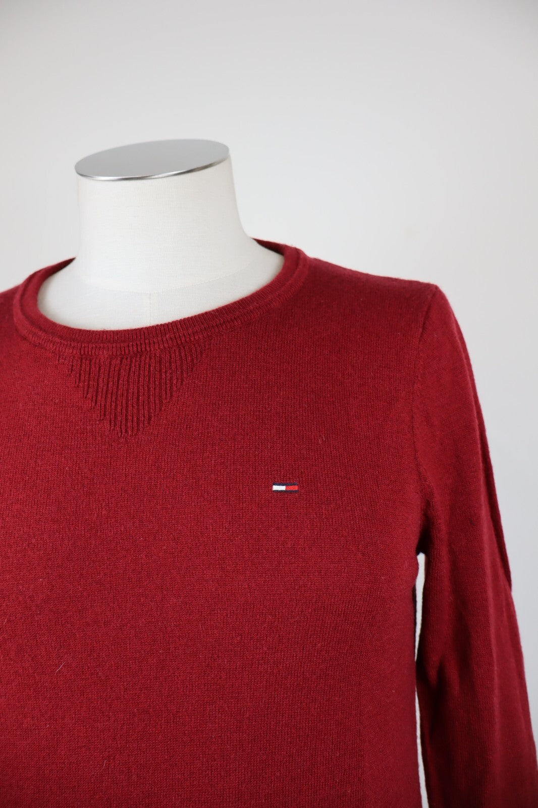 TOMMY HILFIGER DENIM MAGLIONE VINTAGE LANA WOOL UOMO Tg. M MAN SWEATER