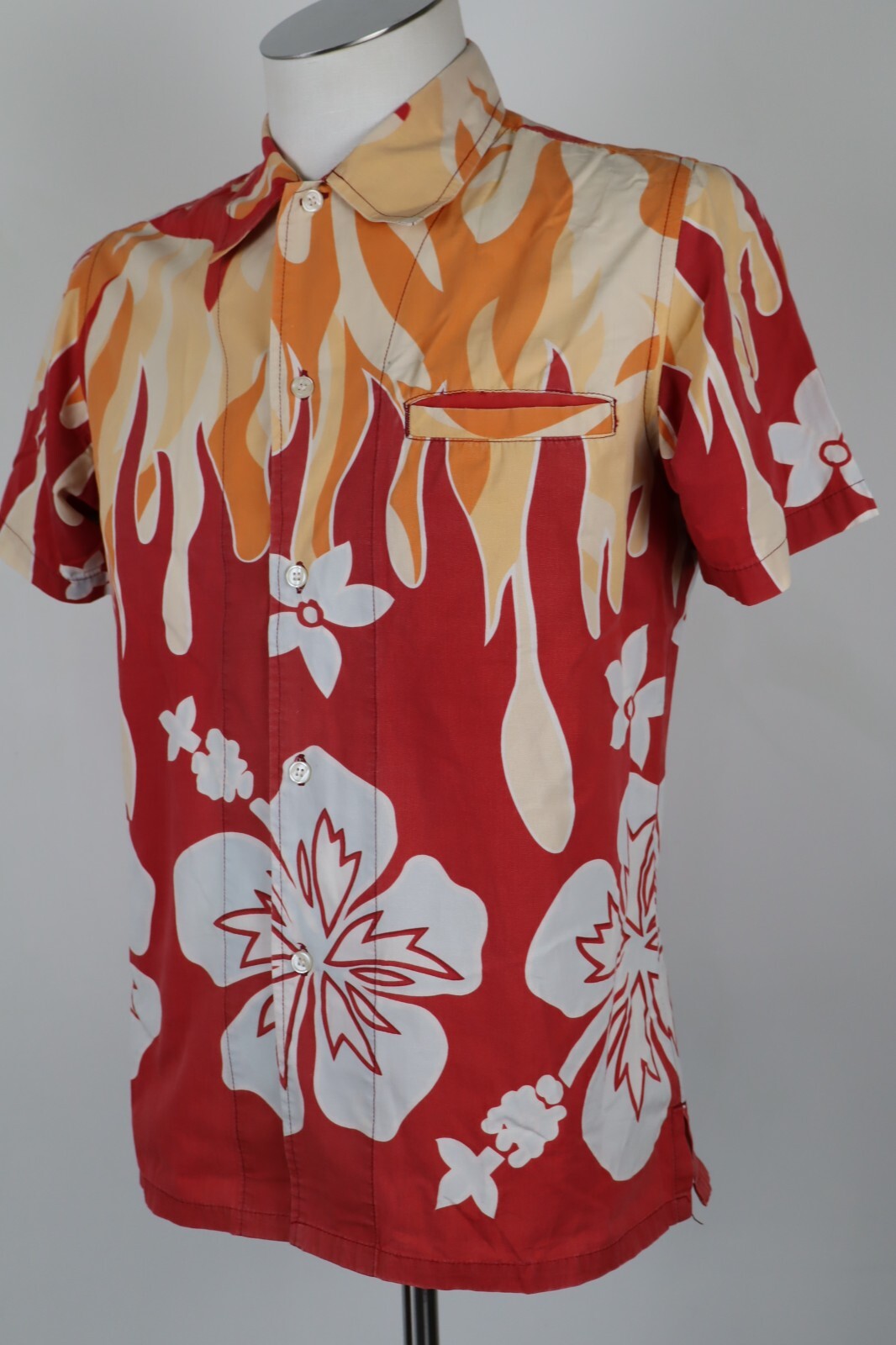 RIFLE PROGRESSIVE CAMICIA UOMO TG. S MAN CASUAL VINTAGE SHIRT COTONE COTTON