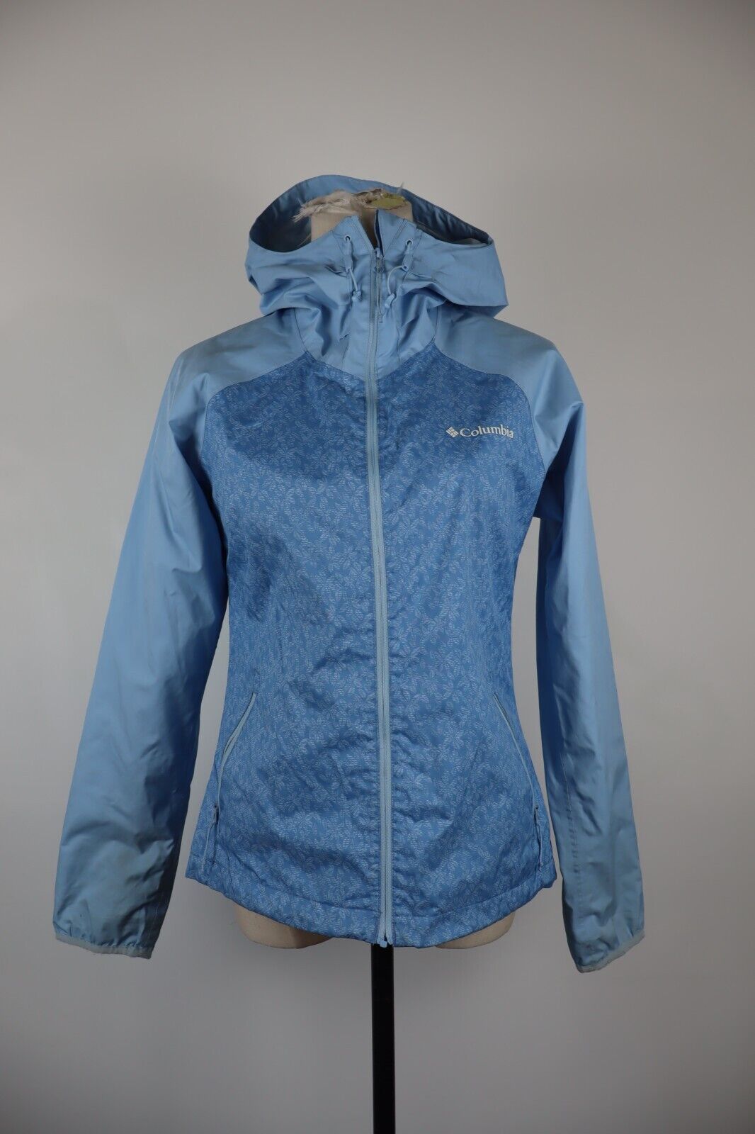COLUMBIA FELPA CON ZIP GIACCA DONNA Tg XS WOMAN CASUAL VINTAGE SPORT JACKET