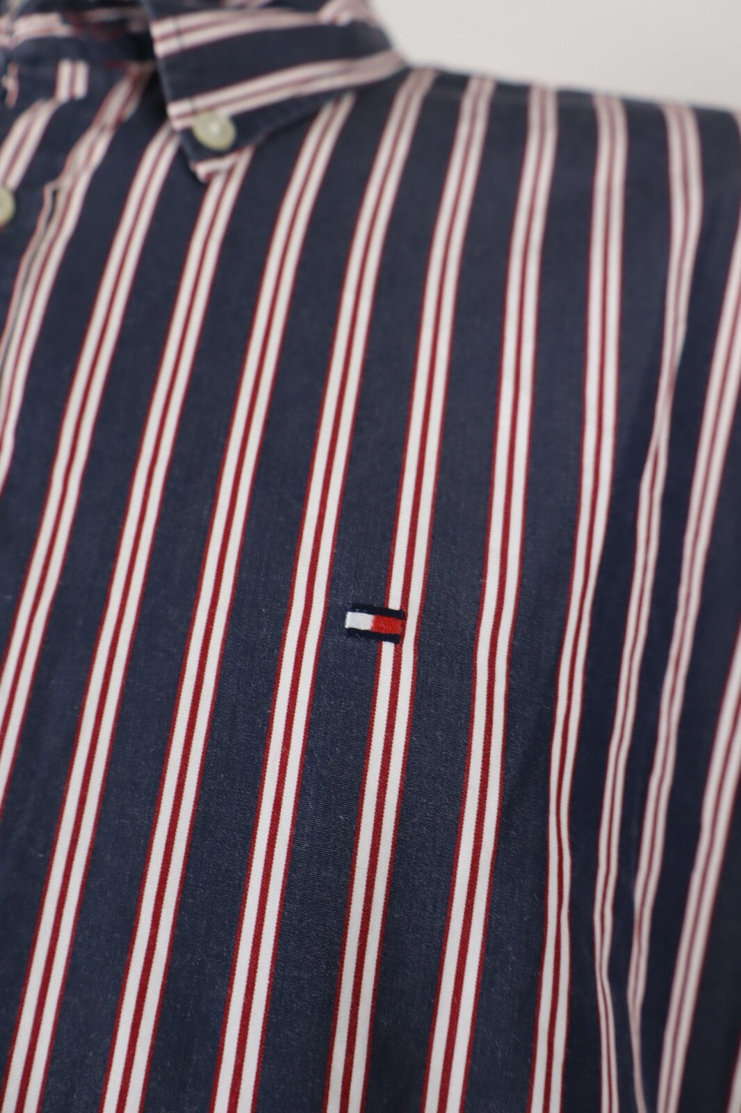 TOMMY HILFIGER CAMICIA UOMO COTONE TG. L MAN CASUAL VINTAGE SHIRT COTTON