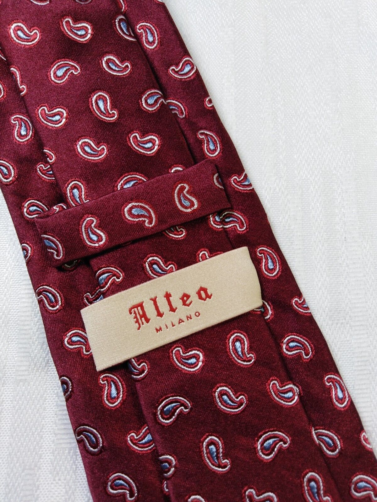 ALTEA 100% SILK TIE SETA CRAVATTA NECKTIE MADE IN ITALY CLASSIC