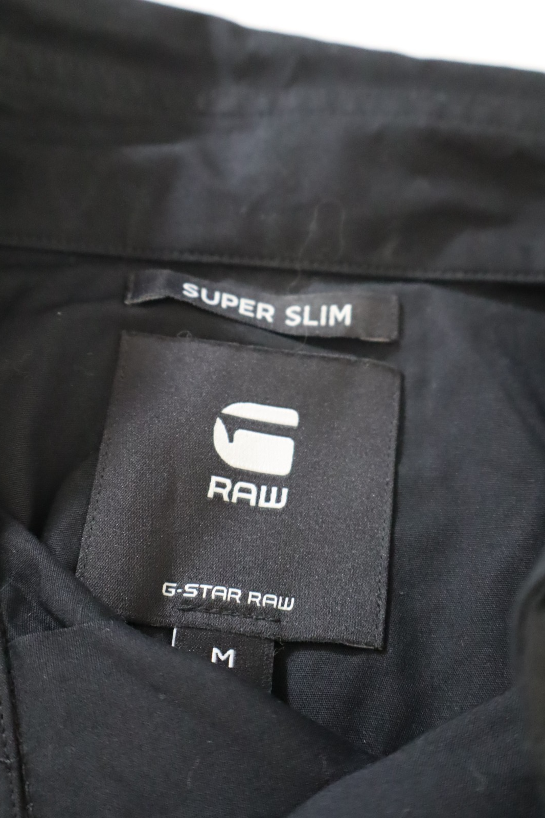 G-STAR RAW CAMICIA MANICA LUNGA SHIRT UOMO M MAN VINTAGE CASUAL COTONE SLIM