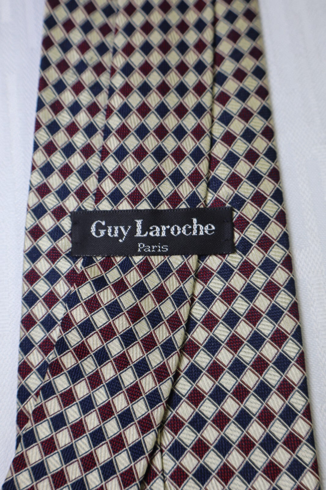 GUY LAROCHE 100% SILK TIE SETA CRAVATTA NECKTIE MADE IN ITALY CLASSIC