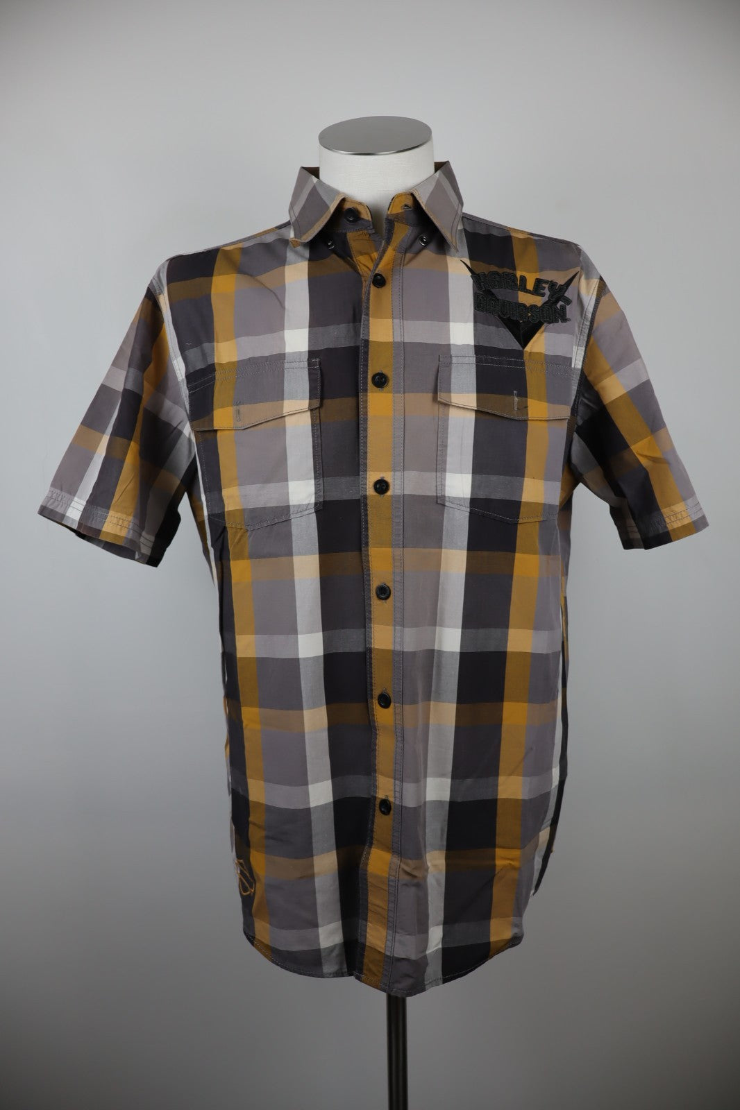 HARLEY DAVIDSON CAMICIA UOMO TG M MAN SHIRT CASUAL VINTAGE COTONE COTTON LOGO