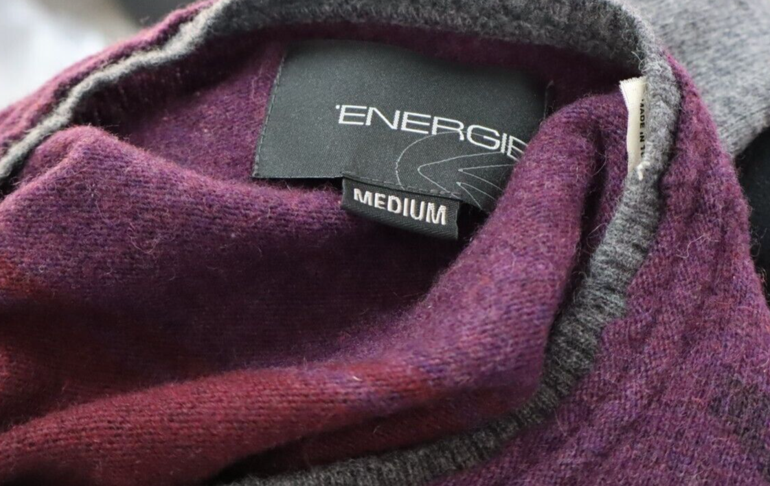 ENERGIE MAGLIONE LANA MAGLIA WOOL UOMO TG M MAN SWEATER CASUAL VINTAGE