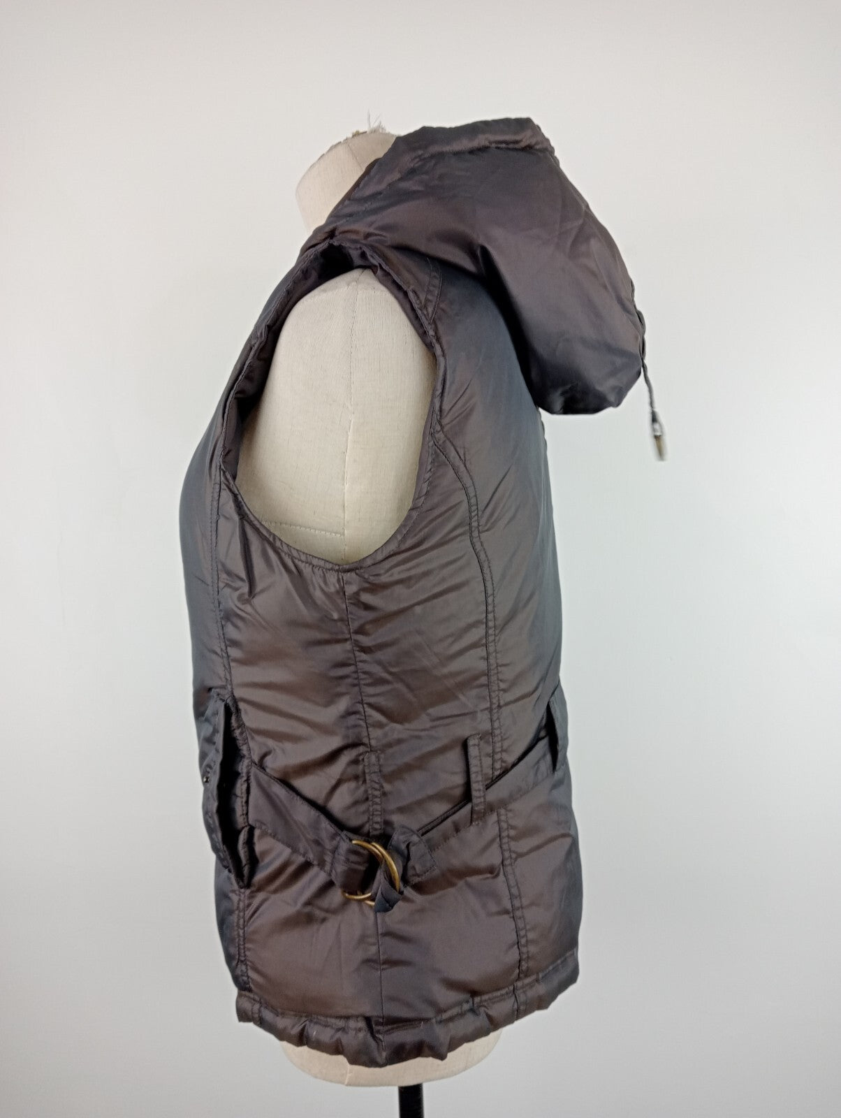 MAX & CO GIUBBINO SMANICATO GILET DONNA Tg. 42 WOMAN CASUAL JACKET VINTAGE ITALY