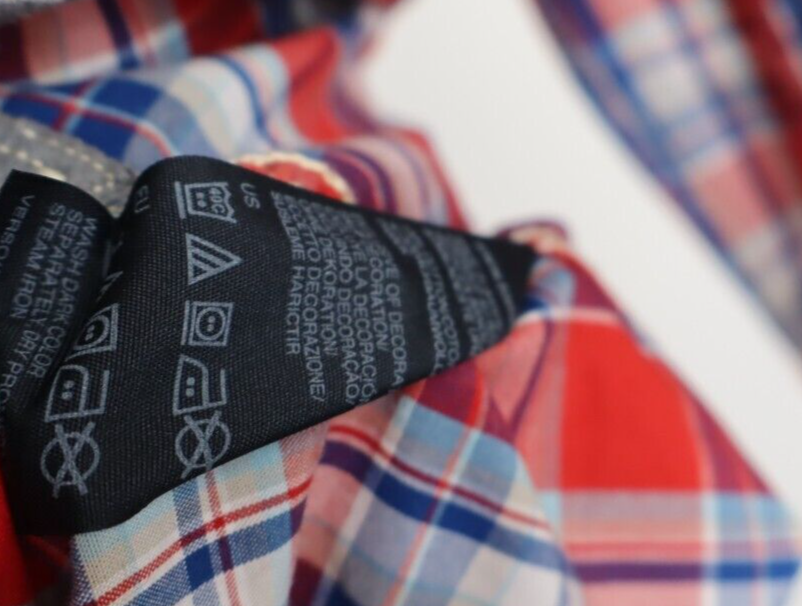 TOMMY HILFIGER CAMICIA UOMO COTONE TG. M MAN CASUAL VINTAGE COTTON SHIRT