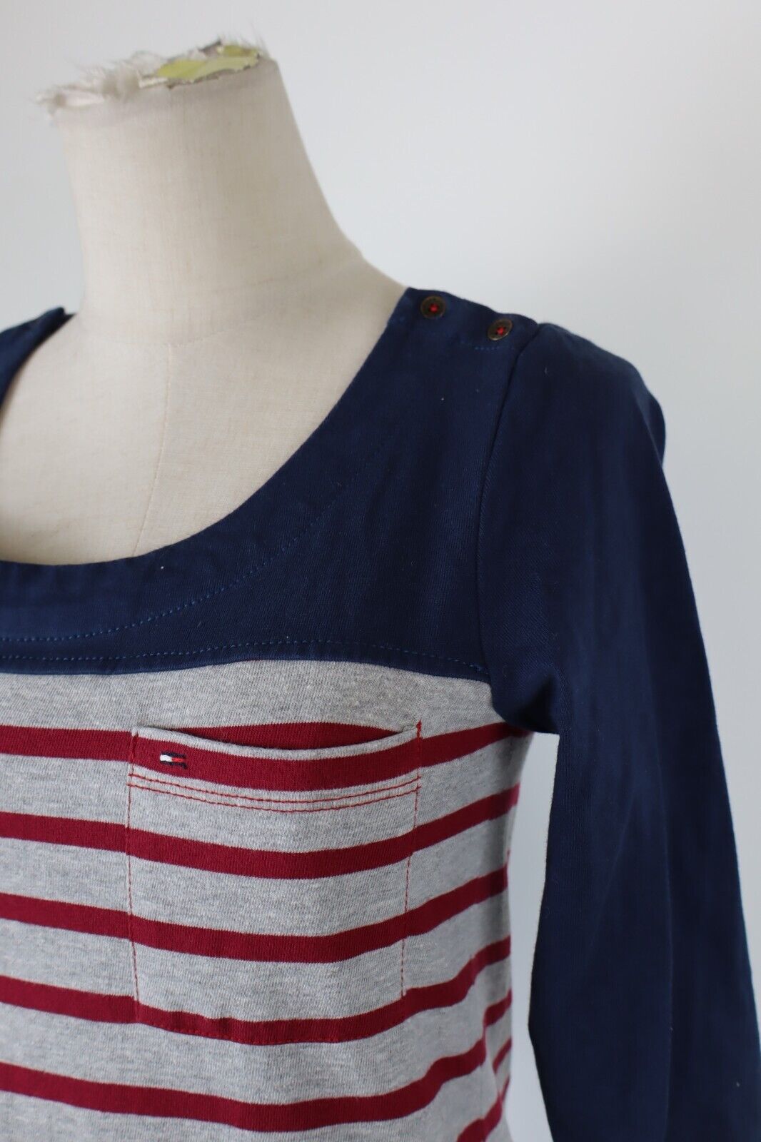 TOMMY HILFIGER DENIM VESTITO ABITO DONNA TG. S  WOMAN CASUAL VINTAGE DRESS ABITO