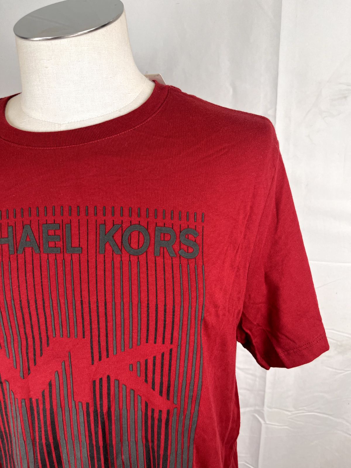 MICHAEL KORS MAGLIA UOMO COTONE COTTON TG. L MAN T-SHIRT CASUAL VINTAGE CON TAG