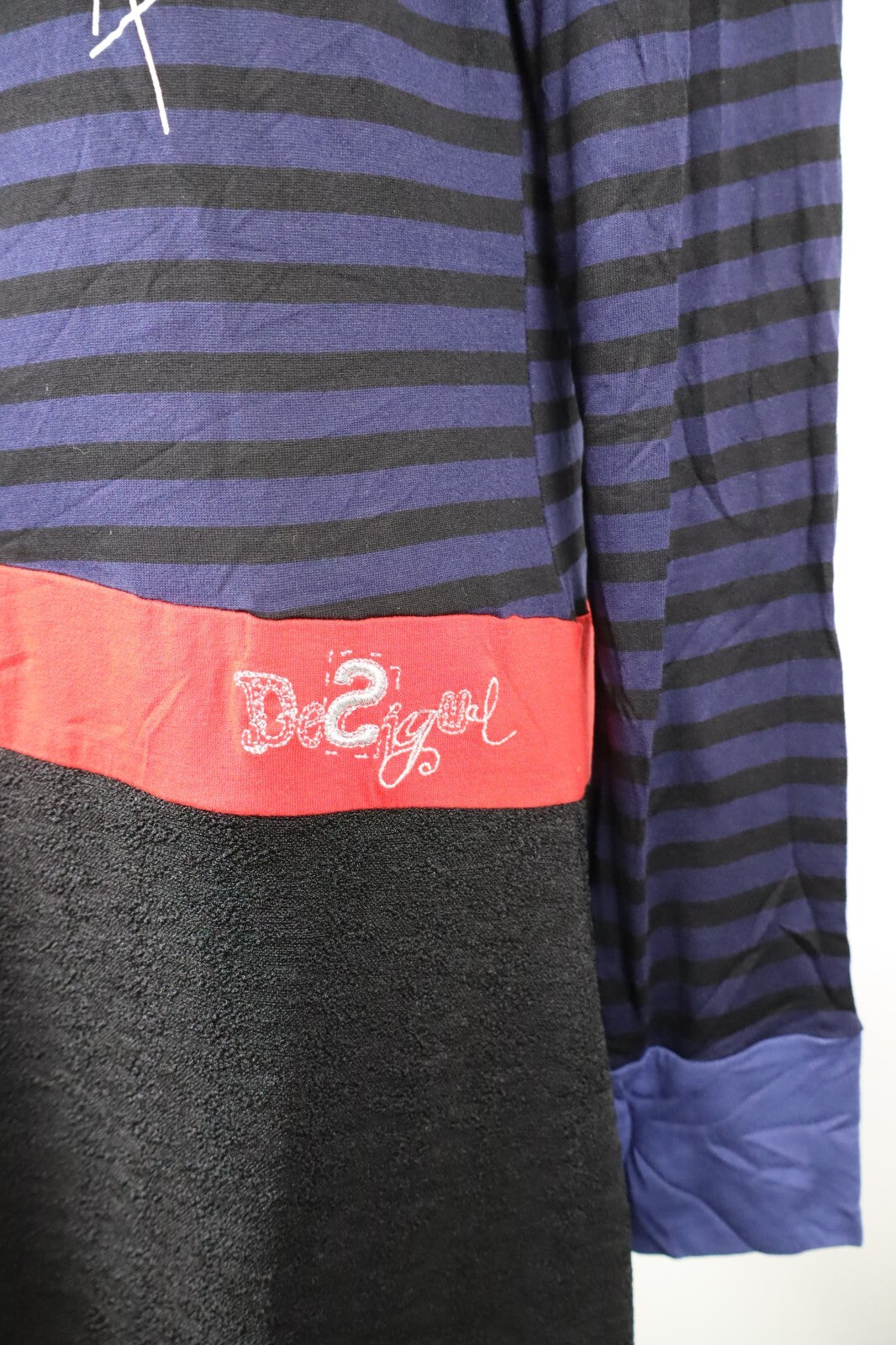 DESIGUAL VESTITO DONNA TG. XL WOMAN CASUAL VINTAGE DRESS ABITO PARTY