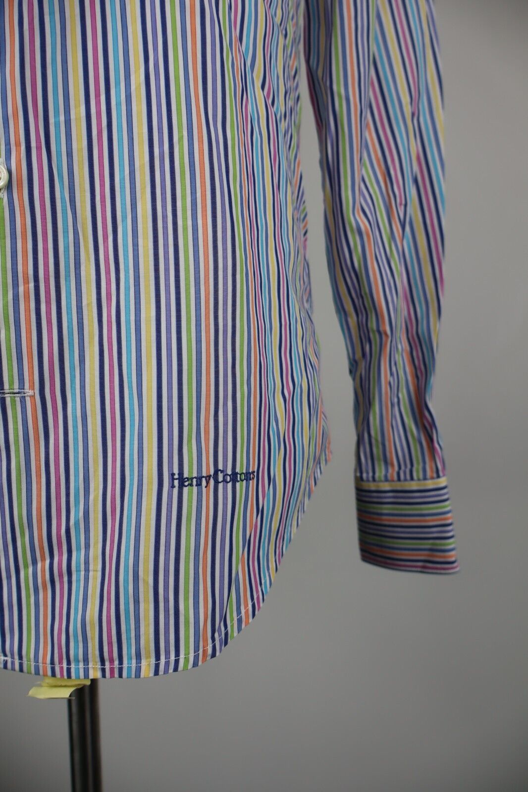 HENRY COTTON'S CAMICIA UOMO TG. 37 MAN CASUAL VINTAGE SHIRT COTONE COTTON