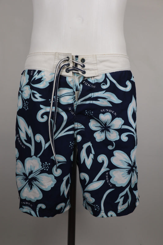 SUNDEK COSTUME PANTALONCINO MARE UOMO TG 31 MEN SWIMSUIT VINTAGE CASUAL