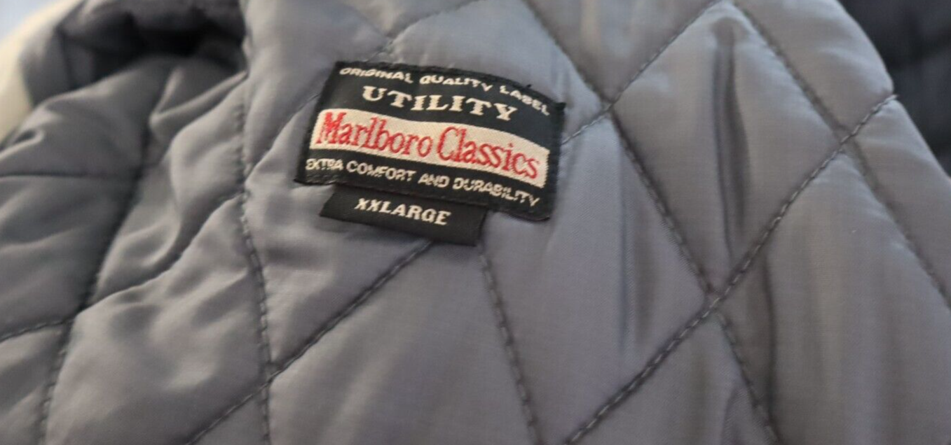 MARLBORO CLASSICS GIUBBINO TRAPUNTATO UOMO 2XL VINTAGE MAN JACKET GIACCA CASUAL