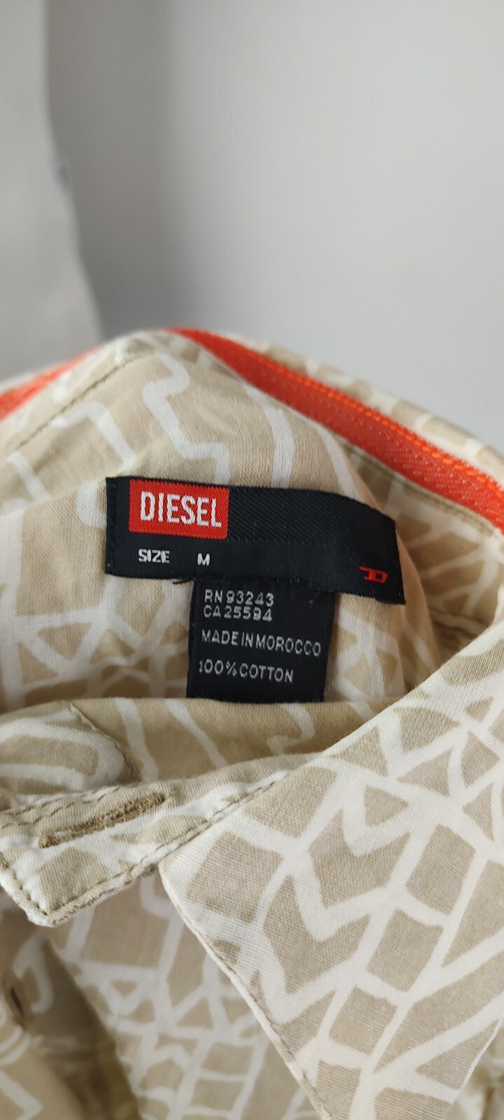 DIESEL CAMICIA DONNA COTONE TG. M WOMAN COTTON SHIRT CASUAL VINTAGE