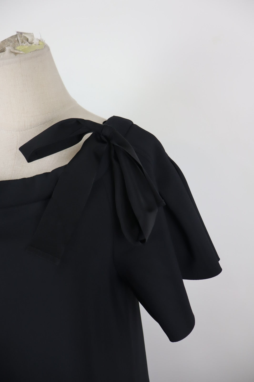 PINKO VESTITO DONNA MEZZA MANICA TG. 44 WOMAN CASUAL VINTAGE DRESS ABITO NERO