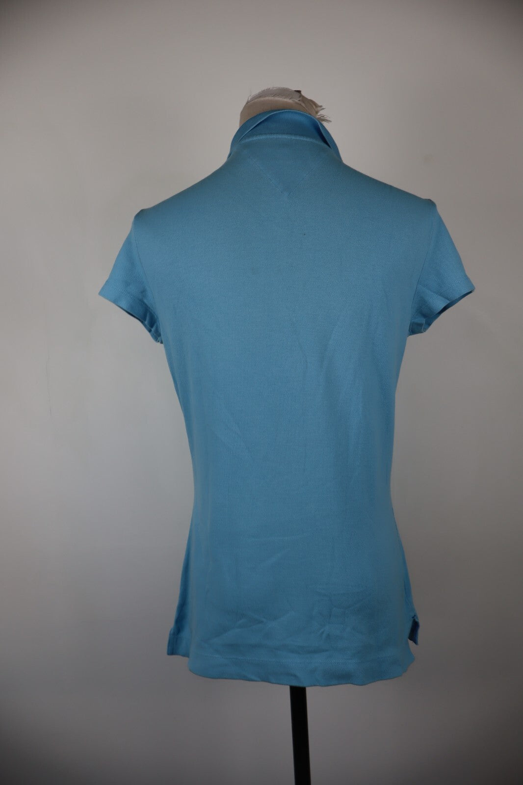 TOMMY HILFIGER POLO T-SHIRT DONNA COTONE TG. M WOMAN SHIRT CASUAL VINTAGE COTTON