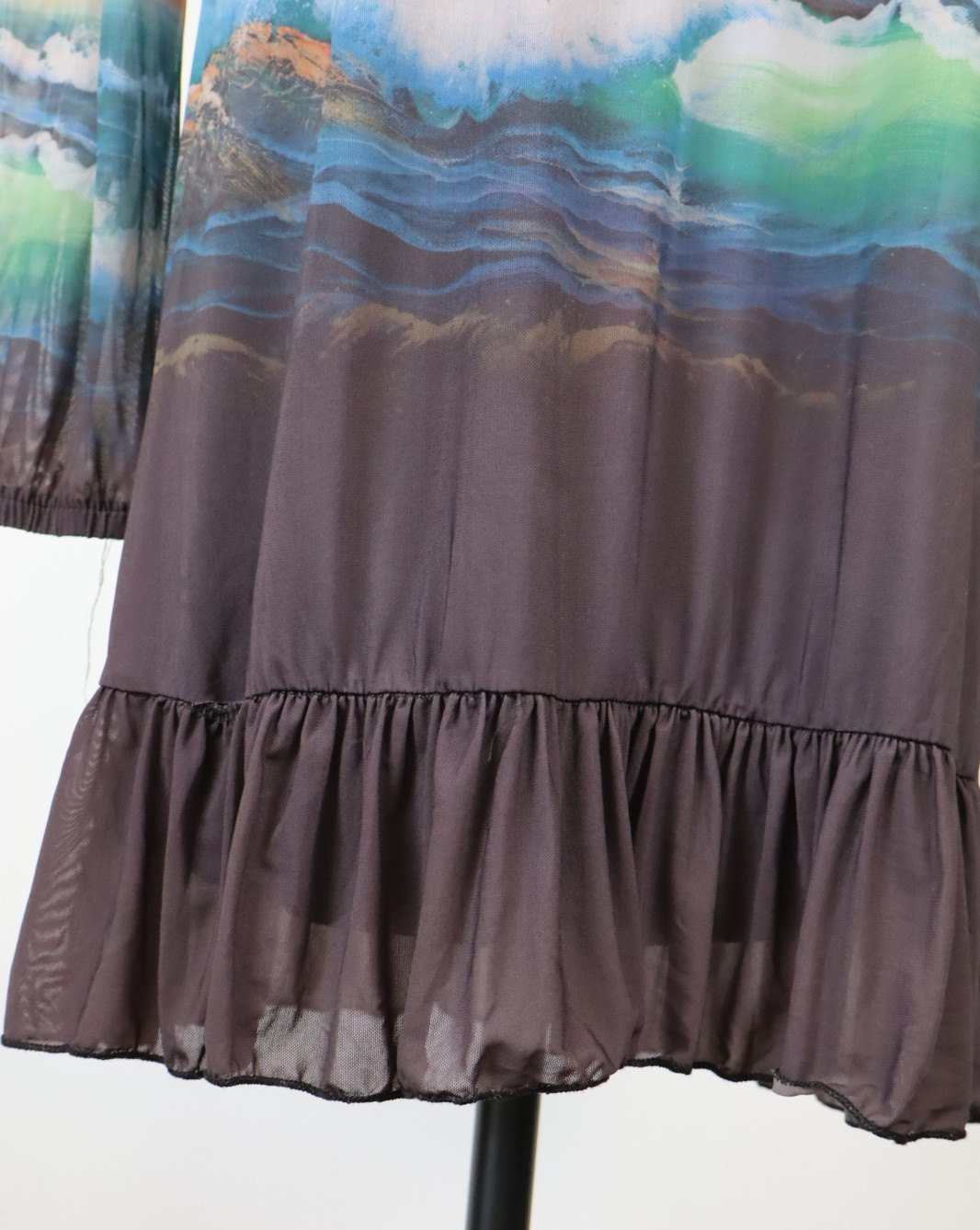 DESIGUAL  VESTITO ABITO DONNA TG.  XL  SHORT WOMAN CASUAL VINTAGE DRESS