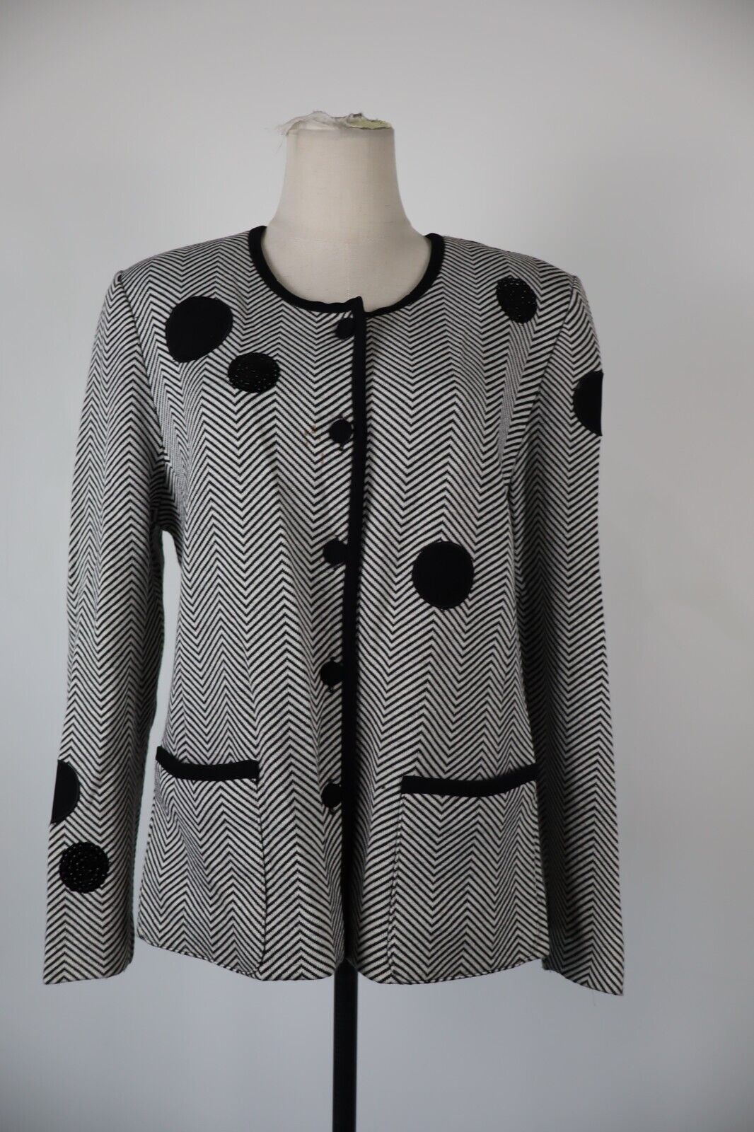 PIERRE CARDIN BLAZER GIACCA DONNA Tg 46 WOMAN VINTAGE CLASSIC JACKET