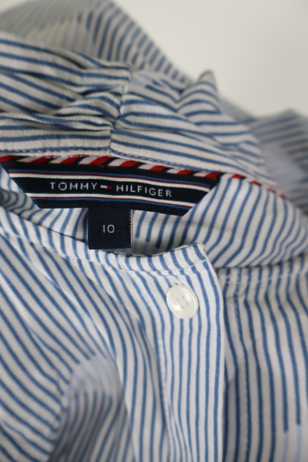 TOMMY HILFIGER CAMICIA DONNA TG. 10 WOMAN SHIRT CASUAL VINTAGE