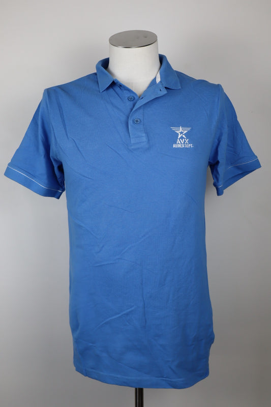 AVIREX POLO MAGLIA UOMO COTONE TG L MAN COTTON SHIRT CASUAL VINTAGE MANICA CORTA