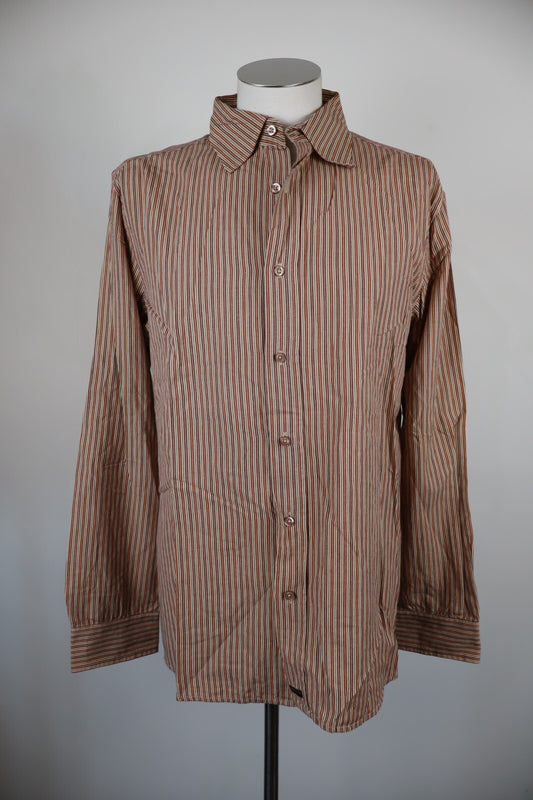 GAS CAMICIA UOMO TG. XL MAN CASUAL VINTAGE SHIRT COTONE COTTON