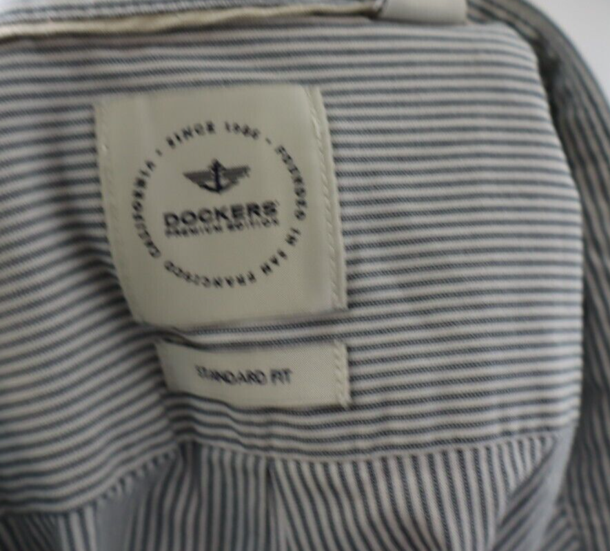 DOCKERS CAMICIA UOMO TG. M MAN CASUAL VINTAGE SHIRT COTONE COTTON