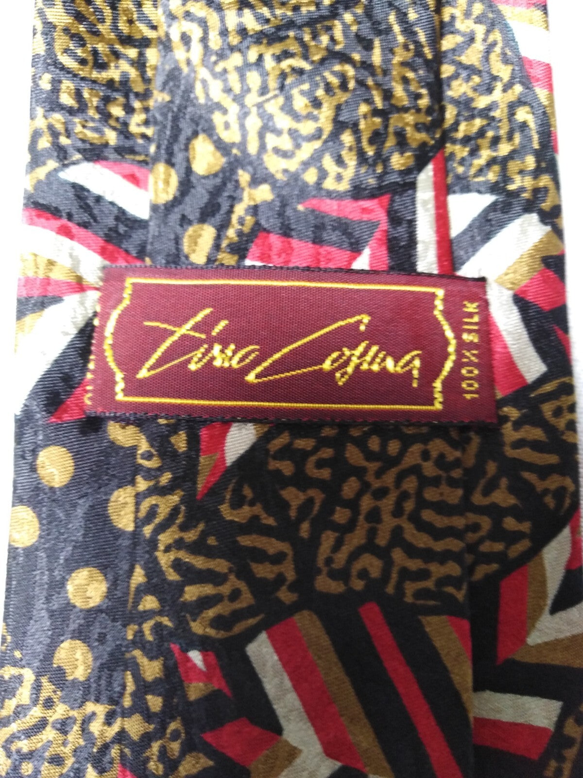 TINO COSMA 100% SILK TIE SETA CRAVATTA NECKTIE MADE IN ITALY