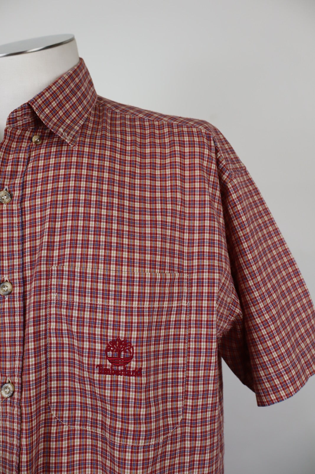 TIMBERLAND CAMICIA UOMO TG. XL MAN CASUAL VINTAGE SHIRT COTONE COTTON