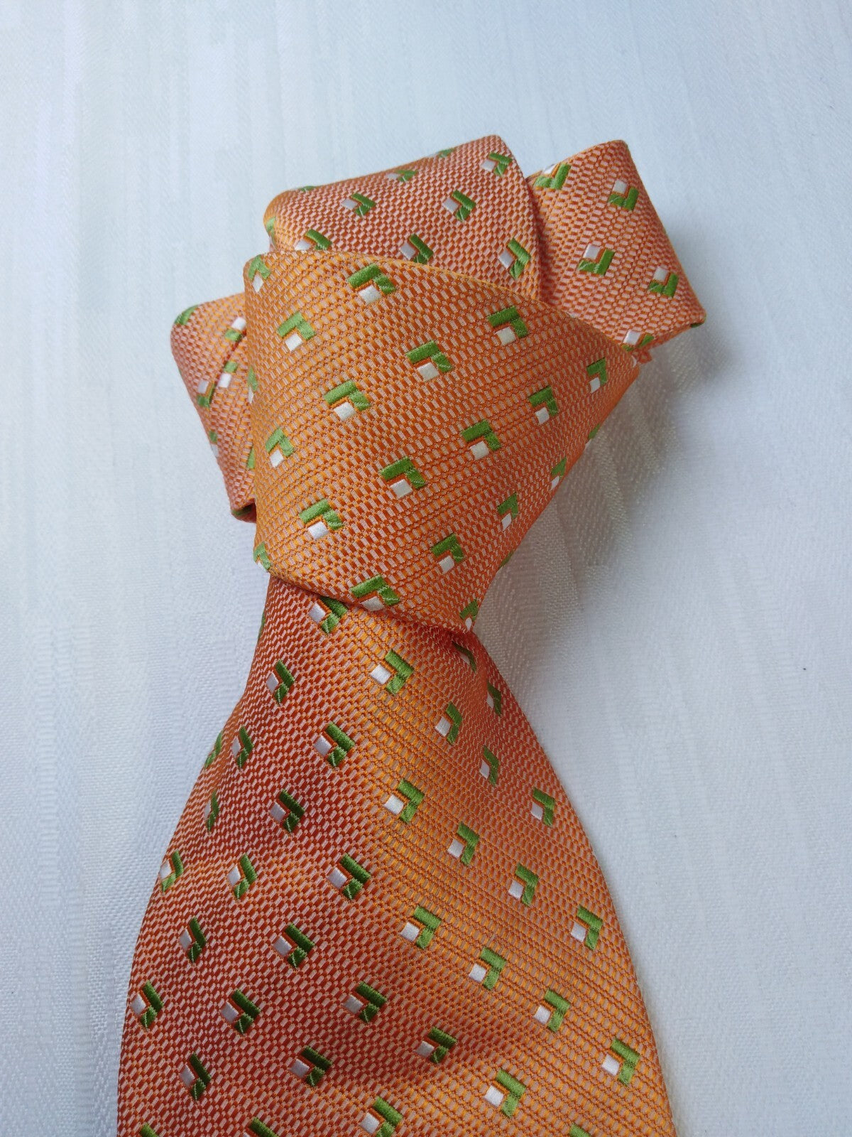 GIORGIO MARIANI 100% SETA SILK TIE CRAVATTA NECKTIE ITALY VINTAGE SELF TIPPED