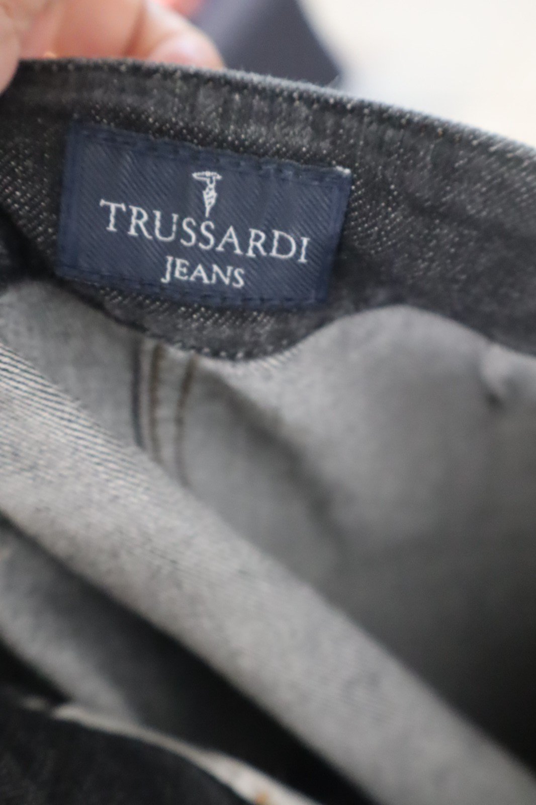 TRUSSARDI JEANS PANTALONE DONNA TG 44 WOMAN VINTAGE PANTS DENIM