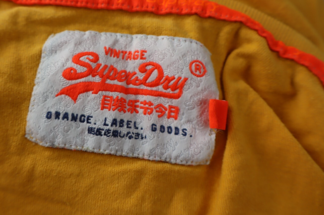 SUPERDRY MAGLIA UOMO COTONE TG. 2XL MAN COTTON T- SHIRT CASUAL VINTAGE LOGO