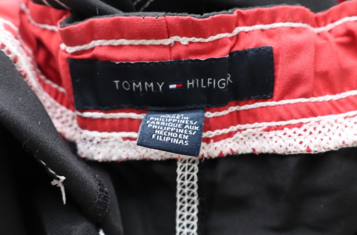 TOMMY HILFIGER COSTUME PANTALONCINO MARE UOMO TG L MEN SWIMSUIT VINTAGE CASUAL