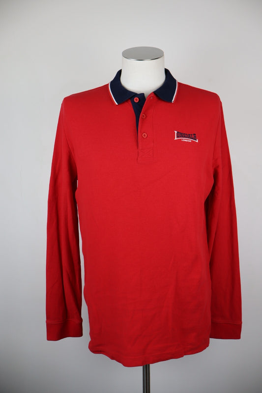 LONSDALE POLO MAGLIA UOMO TG. L MAN T-SHIRT VINTAGE CASUAL COTONE