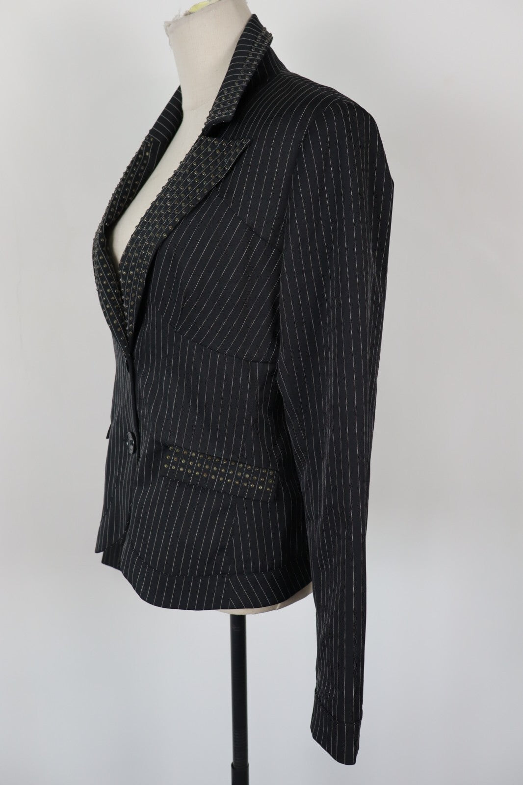 GUESS BY MARCIANO BLAZER GIACCA DONNA Tg 46 WOMAN CASUAL VINTAGE JACKET COTONE