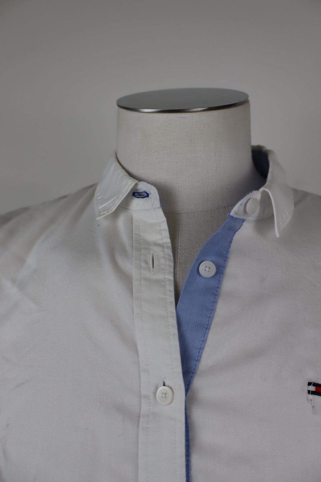 TOMMY HILFIGER CAMICIA UOMO TG. 10 MAN CASUAL VINTAGE SHIRT COTONE COTTON