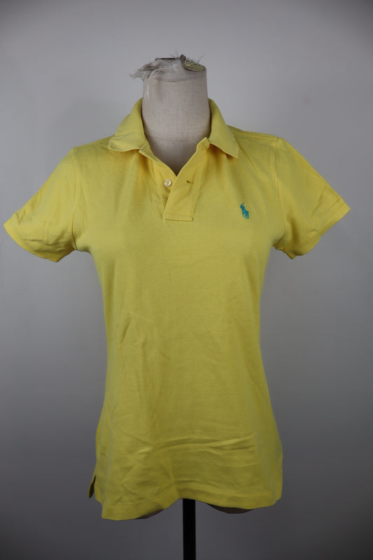 RALPH LAUREN SKINNY POLO DONNA COTONE TG. S WOMAN SHIRT CASUAL VINTAGE COTTON