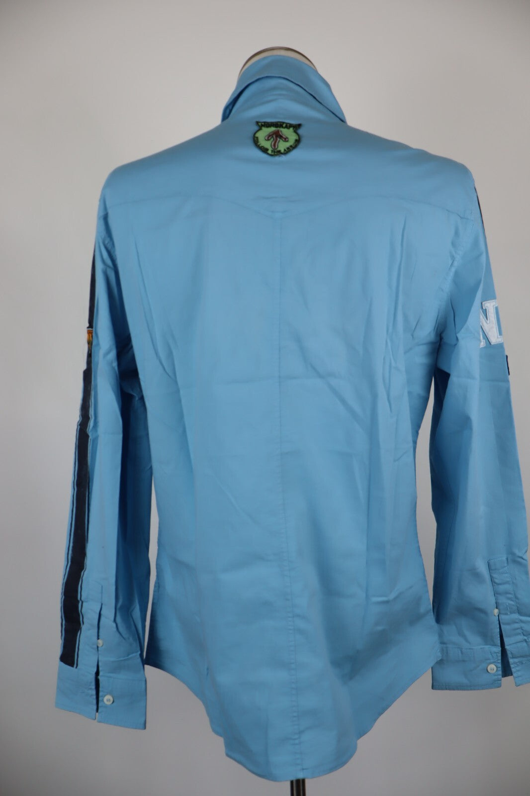 NORDKAPP CAMICIA UOMO TG. L MAN CASUAL VINTAGE SHIRT COTONE COTTON