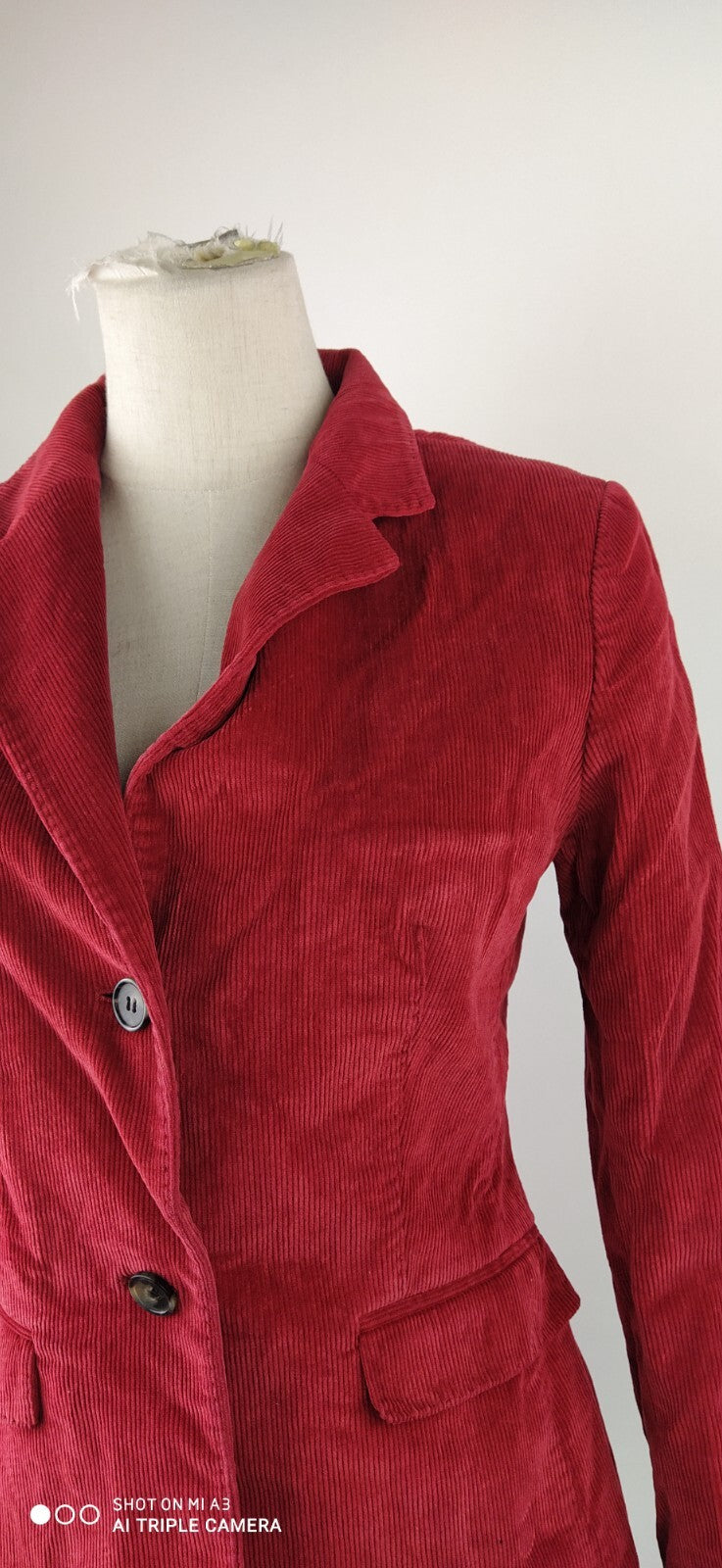 TOMMY HILFIGER BLAZER GIACCA DONNA Tg 34 WOMAN CASUAL VINTAGE JACKET COTONE