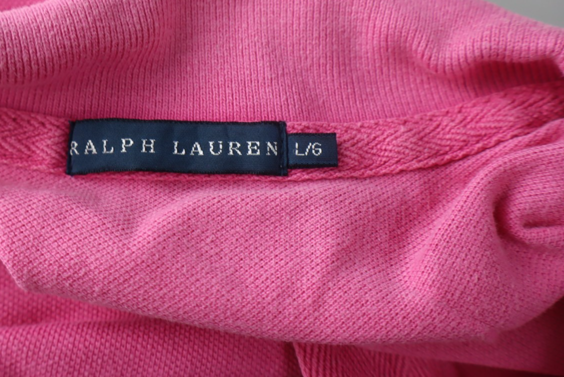RALPH LAUREN MAGLIA POLO UOMO COTONE TG. L MAN COTTON SHIRT CASUAL BIG LOGO