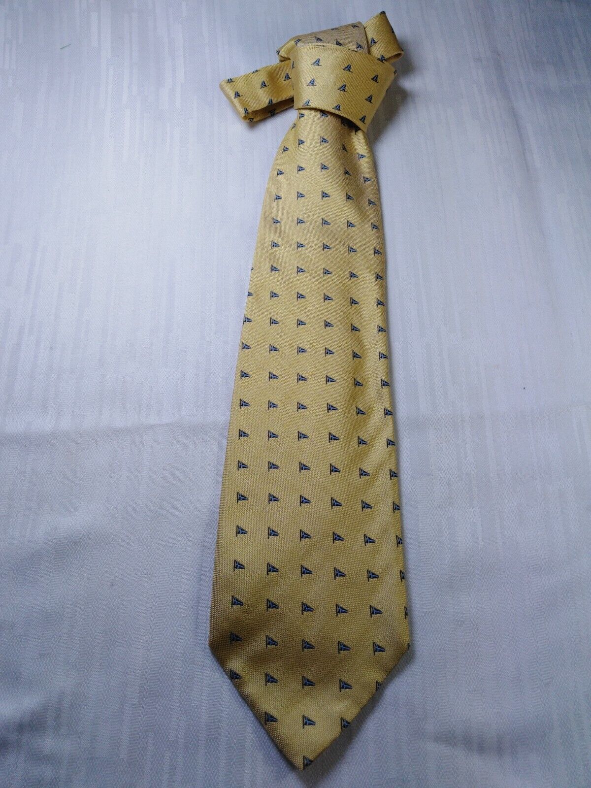 BROOKSFIELD 100% SETA SILK TIE CRAVATTA NECKTIE ITALY VINTAGE CLASSIC